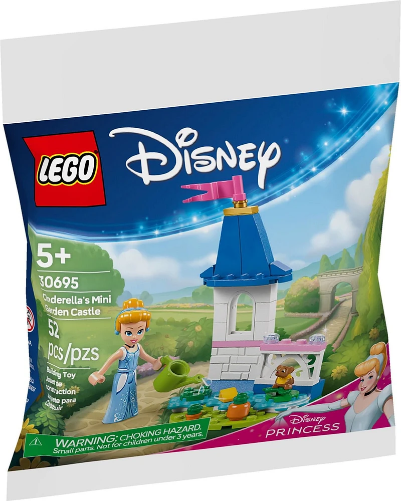 LEGO Disney Princess Le château miniature de Cendrillon avec un jardin 30695 Ensemble de construction (52 pièces)