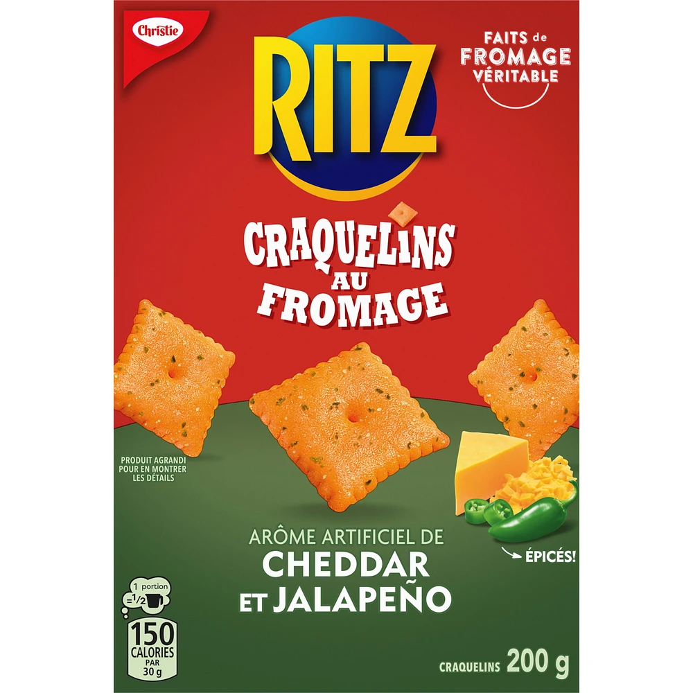 Christie Ritz Cheese Nibs Cheddar Jalapeno Crackers, 200 g