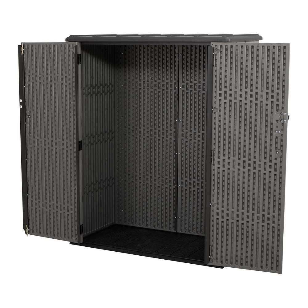 LIFETIME - Remise verticale de 53 pieds cubes avec finition Rough Cut