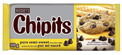 HERSHEY'S CHIPITS Chocolate Chips, Pure Semi-Sweet