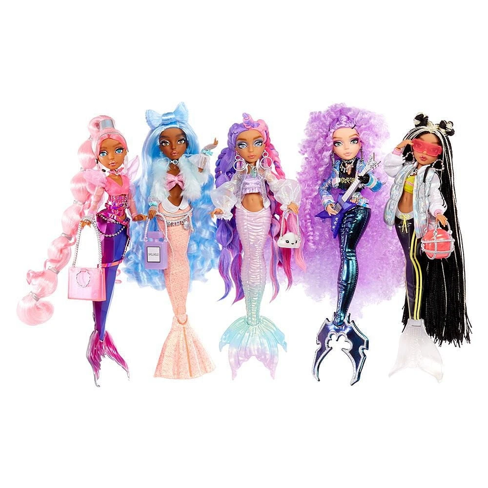 Poupée-mannequin sirène à couleur changeante Mermaze Mermaidz, Kishiko, avec accessoires