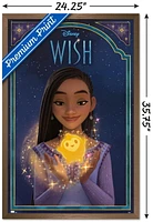 Disney Wish - Asha & Star Wall Poster, 22.375" x 34"