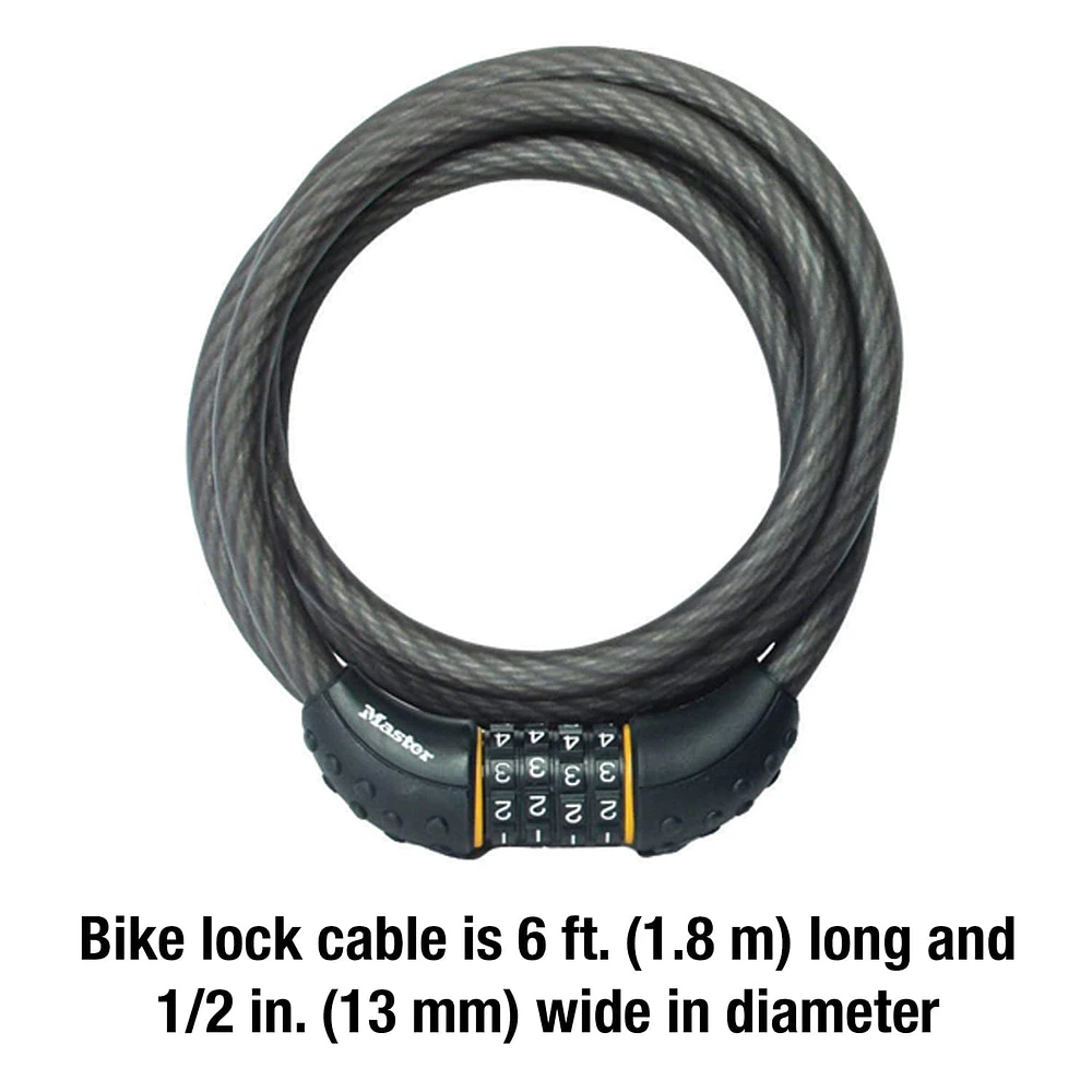 Cadenas à cable Master Lock définissez votre propre combination
