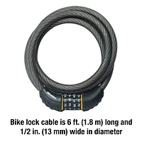 Cadenas à cable Master Lock définissez votre propre combination