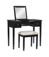 Joanna Black Butterfly Vanity Set