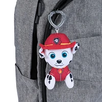PAW Patrol: Rescue Wheels, 4-Inch Marshall Plush Toy, Miniature Stuffed Animals with Keychain Clip, Kids Toys for Boys and Girls 3+