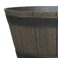 Whiskey Barrel Planter, Decorative Planter
