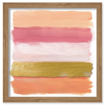 Artissimo Designs Coral Strokes Shadow Box - 14 x 14 x 1,18 D