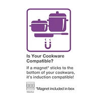 Salton Portable Induction Cooktop ID2113, 8 Cooking Levels, 1500 W