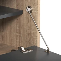 Meuble télé Cole Modern de 71 po de long avec armoire de rangement