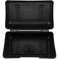 Merangue Boîte à fiches, 3 x 5 Pouces, Noire, Paquet de 2