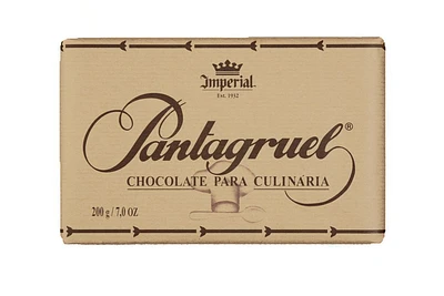 Pantagruel Imperial Cooking Chocolate, sell quantity 200g<br>tablet form