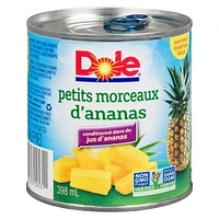 Dole Pineapple Tidbits in Pineapple Juice, 398 mL