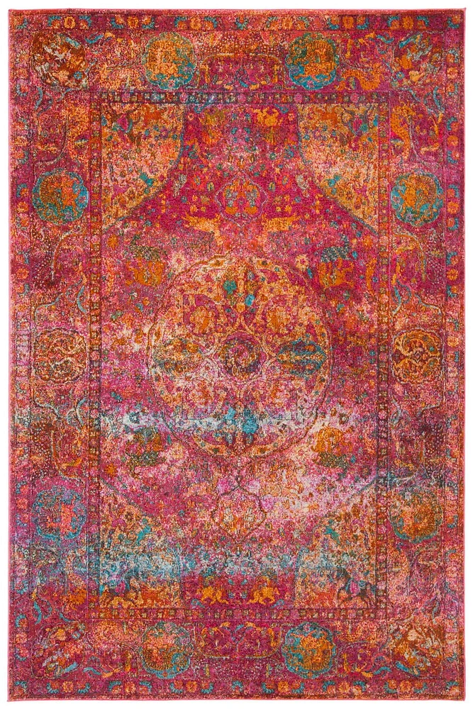 SAFAVIEH Luxor Metha Floral Bordered Area Rug