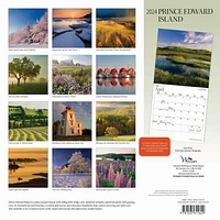 Wyman Publishing L'Île-du-Prince-Édouard 2024 30.48x60.96 CM Mur Carré Calendrier, 9781525611629