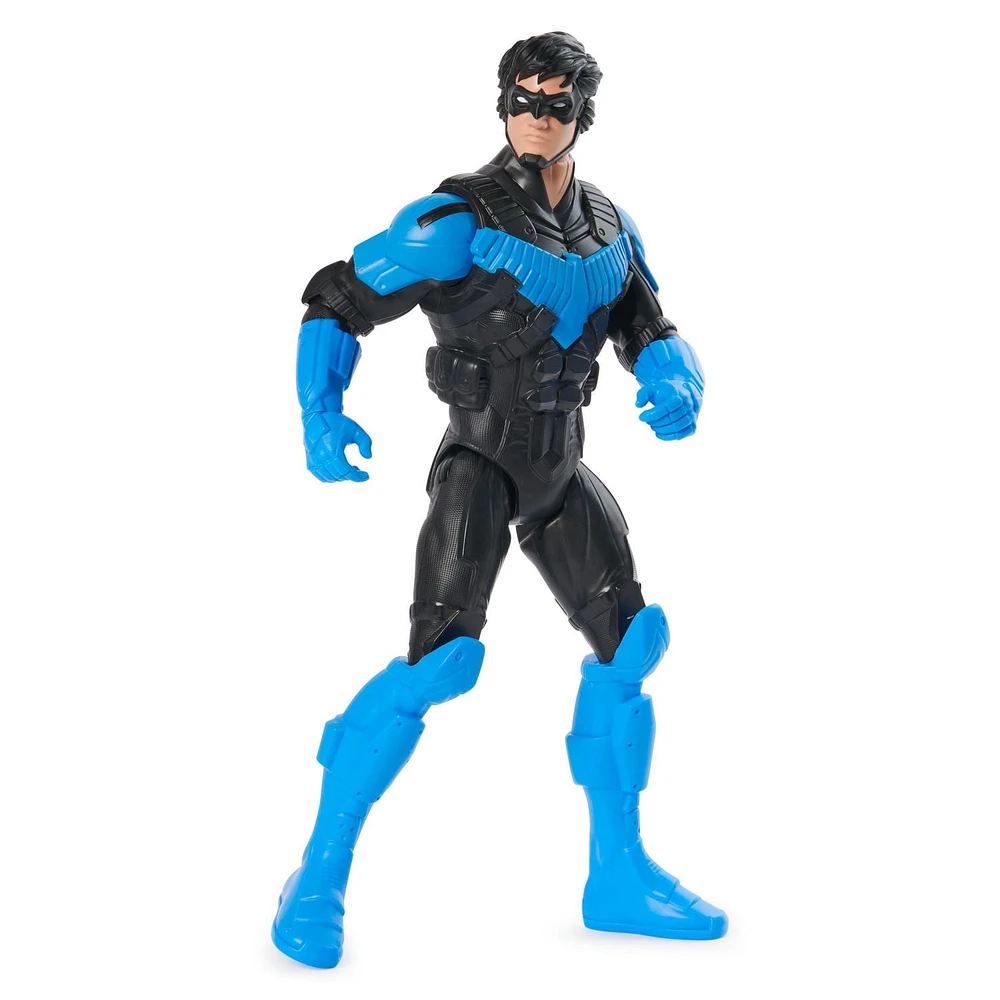 Batman 12-Inch Nightwing Action Figure, Kids Toys for Boys and Girls Age 3 and up