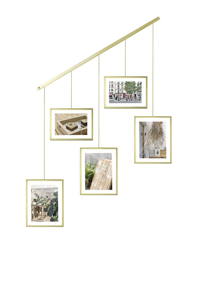 Exhibit Photo Display Matte Brass