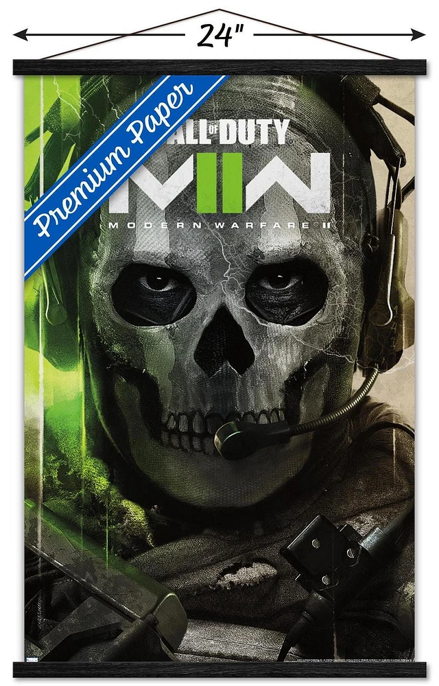 Call of Duty: Modern Warfare 2 - Key Art Wall Poster, 14.725" x 22.375" Framed