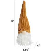 Gnome à chapeau brun Way To Celebrate, 8 po