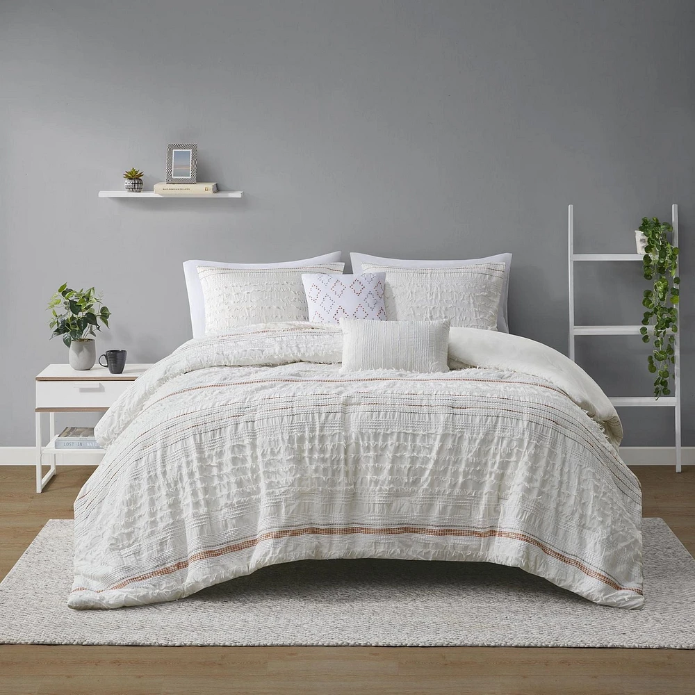 Home Trends Tavi 5 piece Comforter Set, Double/Queen, King