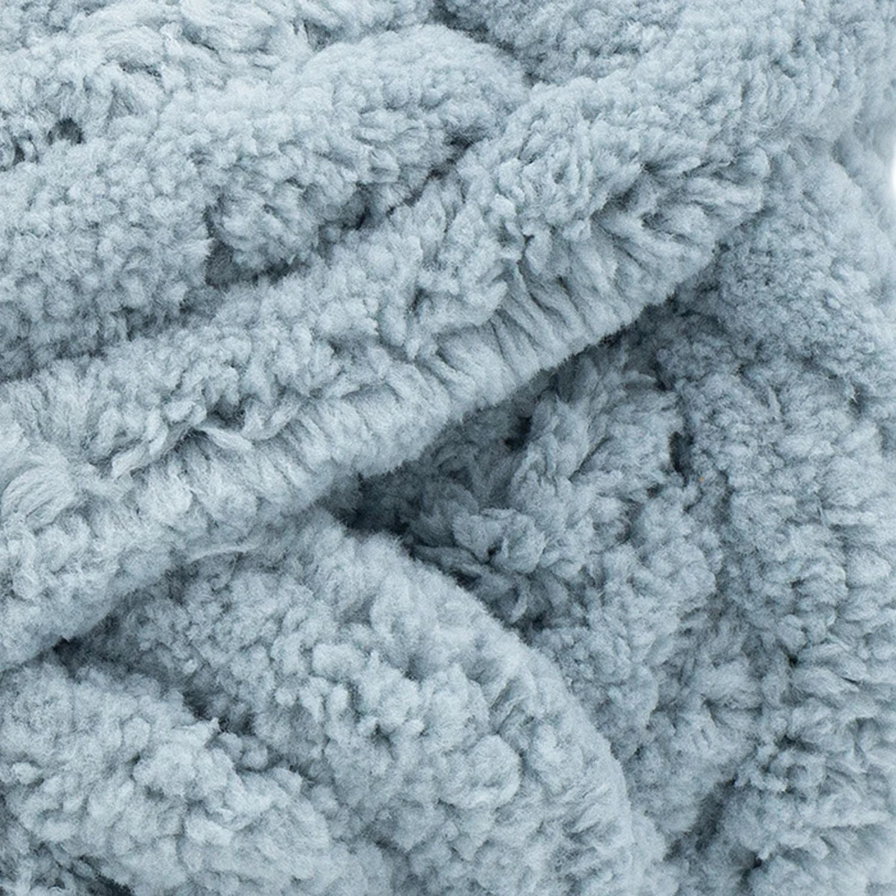 Fil AR Workshop Chunky Knit Brouillard Yarn Fil #7 Jumbo Chenille du Polyester 226g /26m 3-Paquet