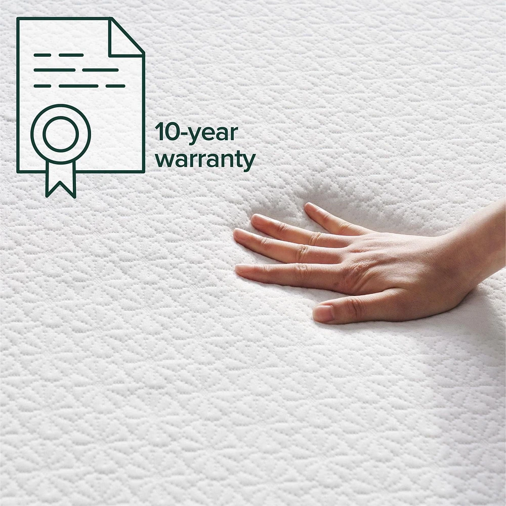 Matelas en mousse à mémoire de forme Zinus 8" Green Tea ActivFresh, Bed-in-a-Box avec emballage compact WONDERBOX, certifié CertiPUR-US