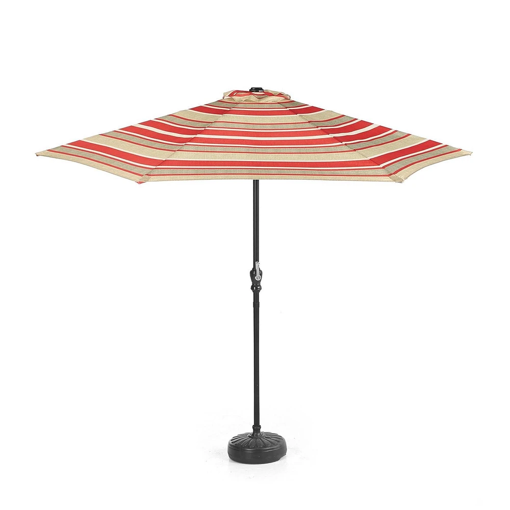 Parasol de marché à manivelle de hometrends de 2,7 m (9 pi.)