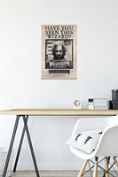 The Wizarding World: Harry Potter - Sirius Black Wanted Poster Wall Poster, 22.375" x 34"