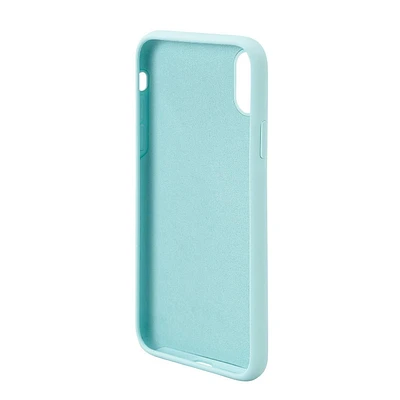 Étui rigide en silicone à la mode pour iPhone X/XS blackweb