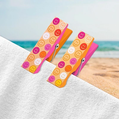 Pinces à serviettes de plage VISAGES SOURIRE