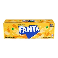 Fanta Pineapple Fridgepack Cans, 355 mL, 12 Pack, 12 x 355 mL