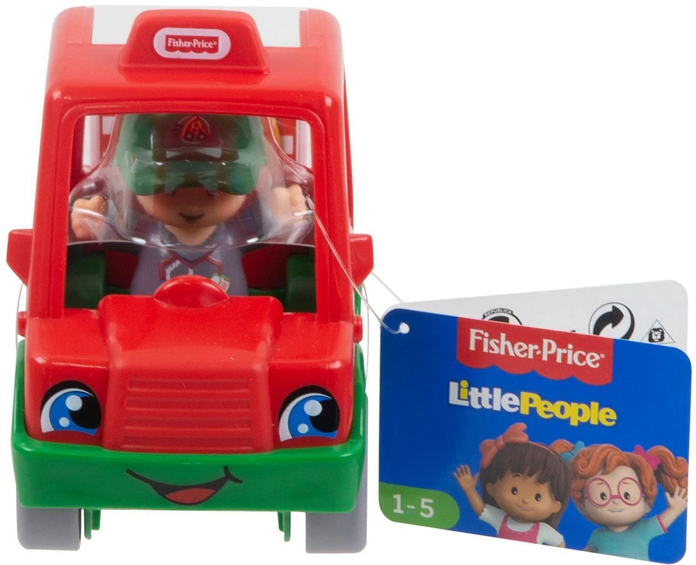 Little People Voiture de livraison de Pizzas «La pointe délicieuse»