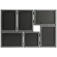 Hometrends Ultima Multi Hinged Collage Frame, Faded Turquoise 17.40x12in, 17.40 x 12 inch