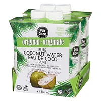 Eau de coco pure Pür Coco 4x330ml