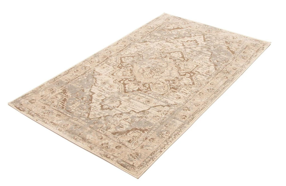 ECARPET Priya 8'0" x 10'0" Traditionnel Tapis pour salon, chambre, salle à manger, entrée, couloir et plus encore.