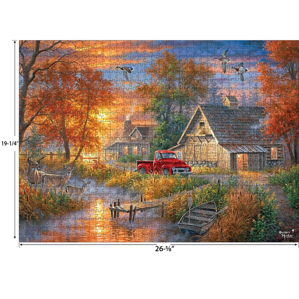 Cra-Z-Art Abraham Hunter 1000 Piece Puzzle - Grandpa's Farm