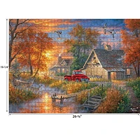 Cra-Z-Art Abraham Hunter 1000 Piece Puzzle - Grandpa's Farm