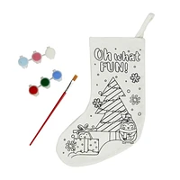 HOLIDAY TIME PAINT YOUR OWN STOCKING KIT