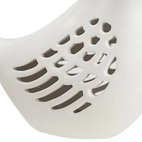 HOMETRENDS CERAMIC BIRD WITH B/O LIGHT, 8"L × 3.8"W × 5.8"H