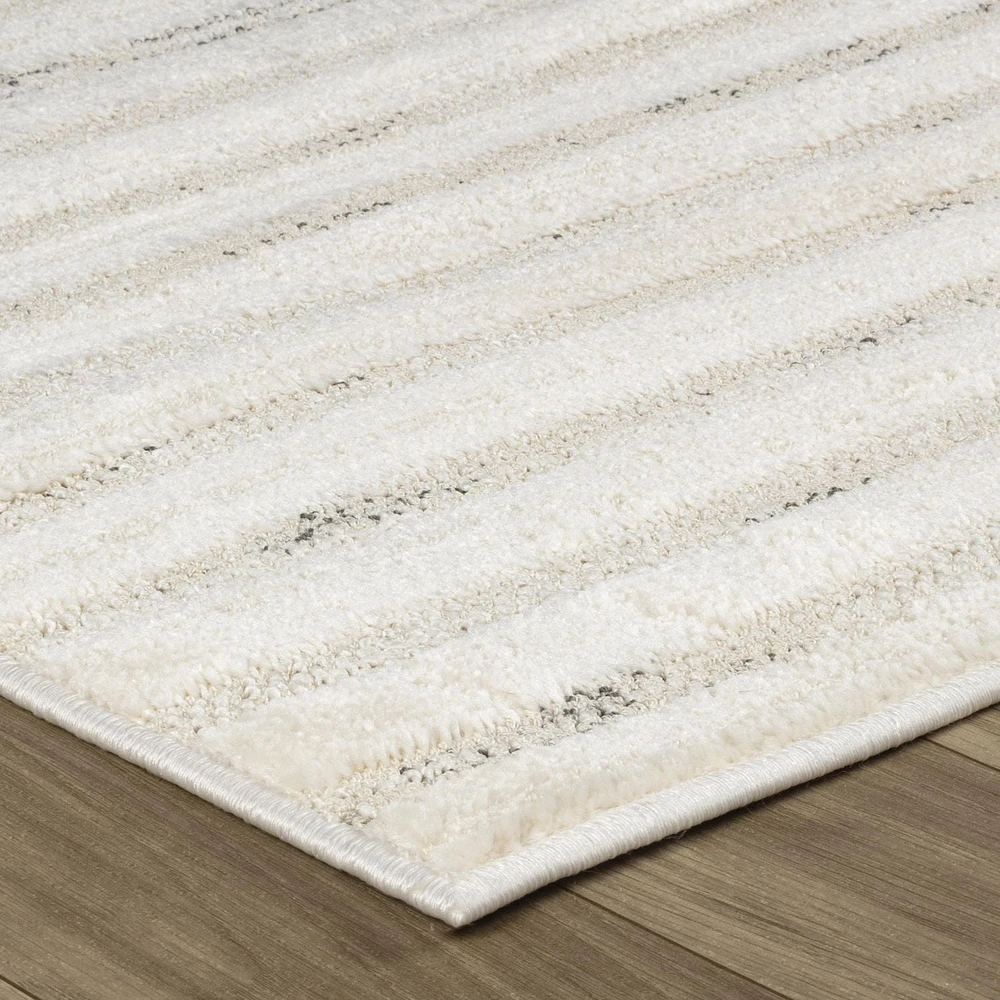 Rug Branch Astra Modern Indoor Area Rug, Cream Beige, Geometric - Living Room, Bedroom, Dining Room