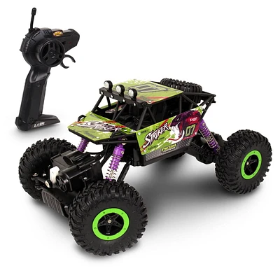 NKOK 2.4GHz Rock Crawler Striker 1/16 Scale RC Toy - Green