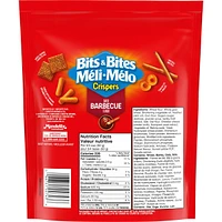 Crispers Bits & Bites BBQ Snack and Cracker Mix, barbecue, 145 g