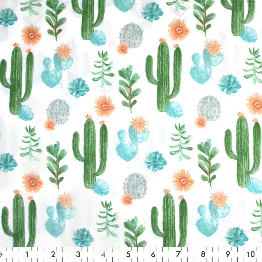 Tissu pré-coupé Fat Quarter de Fabric Creations à motif de désert - 18" x 21" / 45cm x 53cm 18" x 21" / 45cm x 53cm