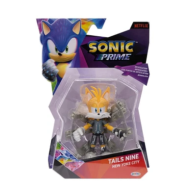 Sonic Prime – Figurine articulée de 5 pouces – Tails Nine