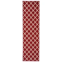 Tapis contemporain à motif de treillis marocain de la collection Ottohome