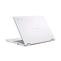 ASUS Chromebook Vibe CX34 Flip cloud gaming laptop, 14" 144 Hz Touch Display (1920x1200), Intel® Core™ i3-1215U Processor, 128GB SSD, 8GB RAM, ChromeOS, Pearl White, CX3401FBA-DS31T-CB