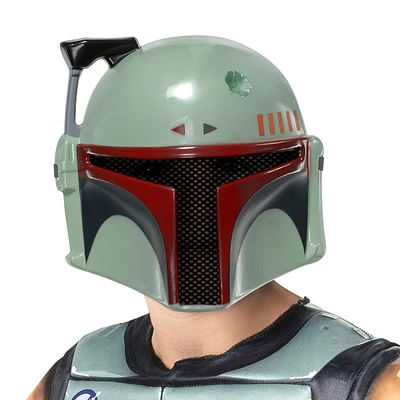 STAR WARS BOBA FETT CHILD MASK - Molded Half Mask with Elastic Band