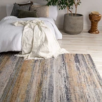 Rug Branch Emir Collection Tapis abstrait hydrofuge moderne