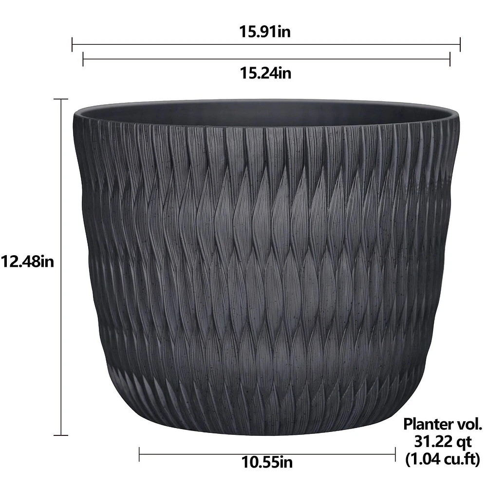 16" Shelton planteur Jardinière décorative
