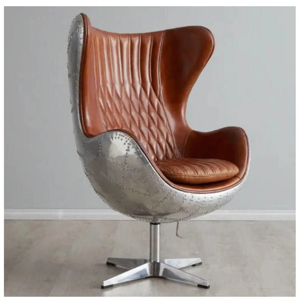 Fauteuil Egg SpitFire - Couleur marron